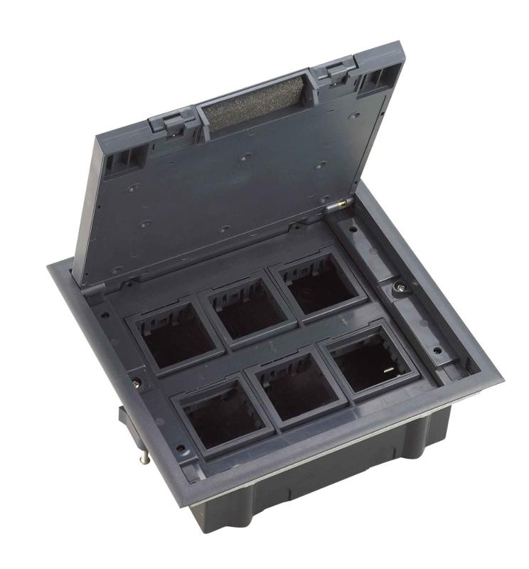 MultiDesk Люк на 12 модулей IP40 для фальшпола с монтажной коробкой, тип MDK10 | MDK10112 | SE