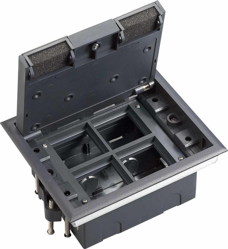 MultiDesk Люк на 8 модулей IP40 для фальшпола с монтажной коробкой, тип MDK10 | MDK10108 | SE