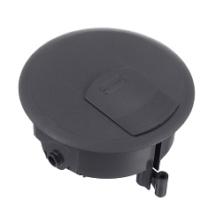 LUK/2 Люк в пол на 2 поста (45х45 мм) с суппортом, пластик | 70022 | Ecoplast