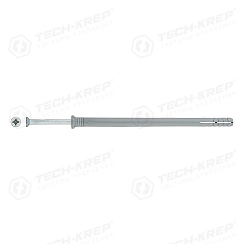 Дюбель-гвоздь полипропилен пот. SM-L 8х140 (50шт) - коробка накл. ( 0,855 кг) | 117985 | Tech-KREP