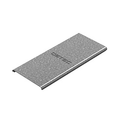 Крышка к ответвителю Т-образному вертикальному к лотку 200х50, толщ. 1,0 мм, Сендзимир цинк, 020225 | КОТВ-200х50-1,0-СЦ |  Ostec