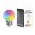 Лампа светодиодная LB-37 (1W) 230V E27 RGB для белт лайта G45 матовый быстрая смена цвета | 38126 | Feron