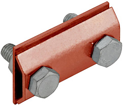 Заж. соед. сквозной пр.-пр. 8мм медь | ZCC86-50-1-08 | IEK