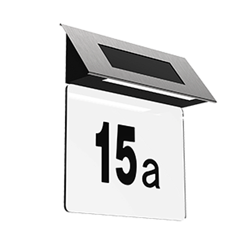 Светильник светодиодный ДБУ "Номер дома" на солнечной батарее LED Solar, 6500K | GS091 | Gauss