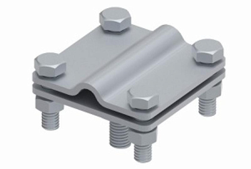 Соединитель проводника к точке заземления 65 мм М10, гор. цинк, 392921 | МС-921-ГЦ |  Ostec