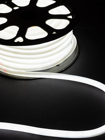 Гибкий неон круглый SMD2835-120 LED/м-220 В-6,5 Вт/м-IP67-6000 K (25м) | SQ0331-1518 | TDM