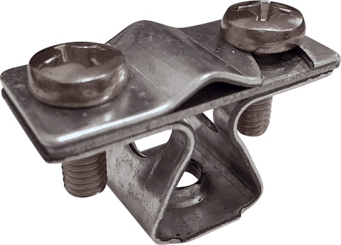 Держатель проводника круглого 8-10 мм, оцинк.|90021|Ezetek