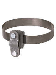 Держатель хомут Ø10-200 мм нержавеющая сталь, для прута Ø6-10 мм, стальной зажим термодиффузия  | SQ2402-3187 | TDM