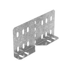 Соединитель универсальный модернизированный изменяемый для лотка высотой 65 мм, толщ. 1,5 мм, Сендзимир цинк | СЛУМИ-65-1,5-СЦ | Ostec