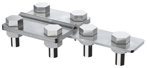 Зажим соед. контрольный прямой пруток-полоса оц. сталь | ZCC56-11-1-16-40 | IEK