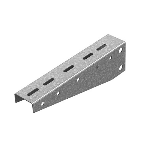 Консоль подвеса для средних нагрузок для профиля 30х50, база 200, толщ. 1,5 мм, Сендзимир цинк, 054424 | КПН3-200-1,5-СЦ |  Ostec