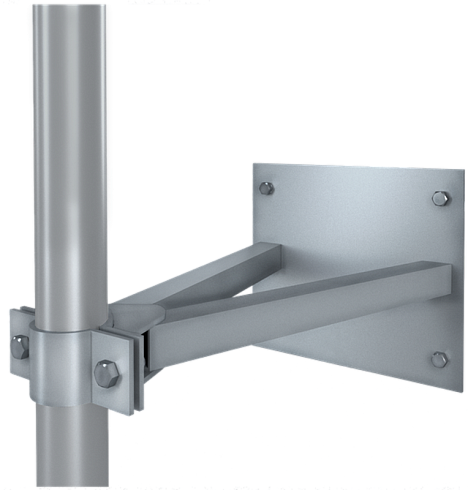 Кронштейн прижимной для трубы D=115мм (вылет 1000 мм) | kpms-115-1000 | EKF