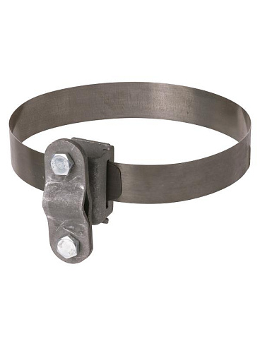 Держатель хомут Ø10-100 мм, для прута Ø6-10 мм, стальной зажим термодиффузия  | SQ2402-3185 | TDM