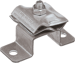 Держатель-зажим соединительный круглого проводника 8-10 мм, оцинк. | 91074 | Ezetek