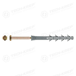 Фасадный дюбель TSX 10х120 (6 шт)- пакет ( 0,235 кг) | 127601 | Tech-KREP