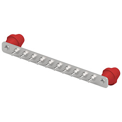 Шина уравнивания потенциалов 40х5, 12 подключений М8, медь, 792925 | МШ-925-М |  Ostec