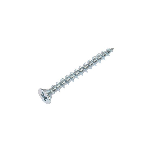 Саморез оконный KRANZ острый, 4.1х40, белый цинк, короб (500 шт./уп.) |KR-01-3721-005 | Kranz