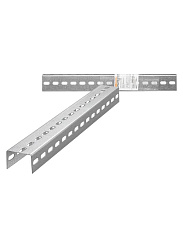 Профиль перфорированный П-образный осн. лотка 400 мм (40х56х450 мм) 1,5 мм | SQ2907-0105 | TDM