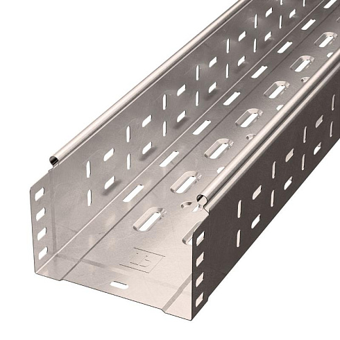Лоток перфорированный Стандарт INOX (AISI 409) 150х100х3000 (0,7 мм) (6 м/уп) | PR16.2413 | Промрукав