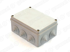Коробка распределительная для о/п 150х110х70 10 гермовводов IP55 | GE41242 | GREENEL