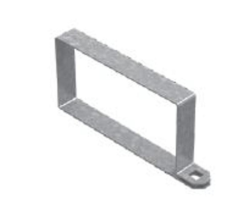 Хомут крышки поясной 400х65, толщ. 1,0 мм, Сендзимир цинк | ХКП-400х65-1,0-СЦ | Ostec