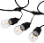 Гирлянда нить Филамент, ERABL-FIL1 4,5 м, длина провода 60 см, 10 LED, теплый белый, E27, каучук, 220В, IP44 | Б0056017 | ЭРА