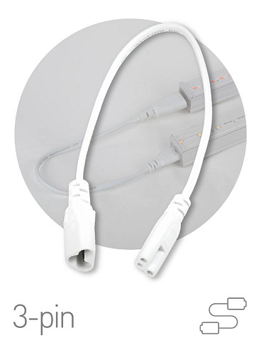 Соединительный кабель FITO - C5 (3-pin) для линейных светильников серии Т5-N и Т5-Ra90 | Б0053063 | ЭРА