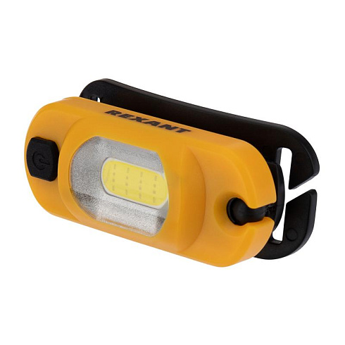 Налобный фонарь поворотный на шарнире 100%, 50%, красный свет, пульсирующий красный; встроенный аккумулятор | 75-700 | Rexant