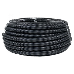 Труба гофр. FRHF с зондом d32мм (50м) черная Plast EKF PROxima | FRHF-32 | EKF