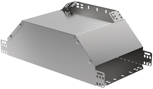 Ответвитель Т-образный верт. вверх боковой 80х400 HDZ | CLM50D-OVVB-080-400-HDZ | IEK