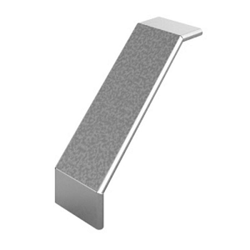 Крышка к угловому соединителю внешнему к лотку УЛ 50, толщ. 1,2 мм, Сендзимир цинк | КУСВР90-50-1,2-СЦ | Ostec