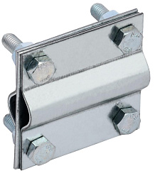 Зажим заземл. крест. стержень-стержень оц. сталь | ZGC43-11-1-16 | IEK