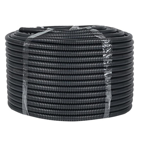 Труба гофр. FRHF с зондом d16мм (100м) черная Plast EKF PROxima | FRHF-16 | EKF