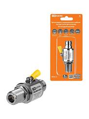 Грозозащита коакс кабеля TV/SAT/CATV/Wi-Fi/3G/4G,N-гнездо/N-штекер, 50 Ом, DC-3 ГГц, 200В, IP67, | SQ2404-0003 | TDM