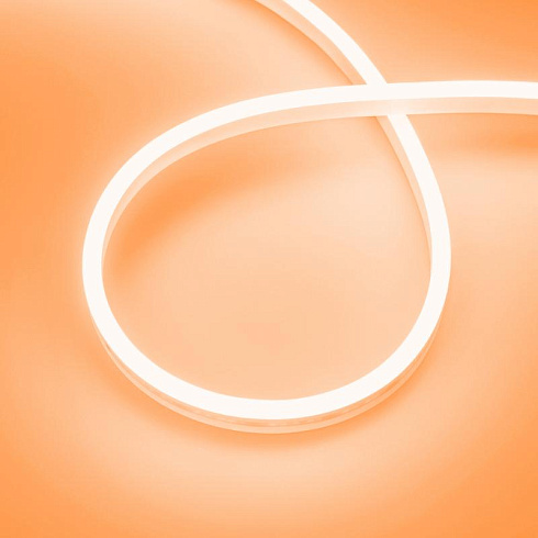 Светодиодная лента герметичная AURORA-PS-A120-12x6mm 24V Amber (10 W/m, IP65, 2835, 5m) (Arlight, Силикон) | 036683 | Arlight