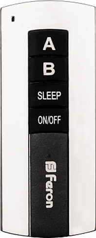 Выключатель дистанционный 230V 1000W TM75 2-х канальный 30м с пультом управления, черное серебро | 23344 | FERON