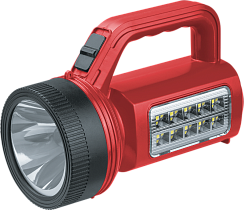 Фонарь светодиодный прожекторный  93 893 NPT-SP34-ACCU прож/кемп.1LED,3Вт+10LED,5Вт lead-acid 0,6 | 93893 | Navigator