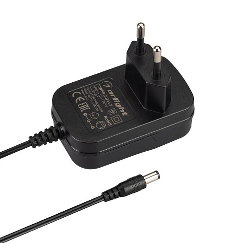 Блок питания ARDV-18-12BW (12V, 1.5A, 18W) (Arlight, Адаптер, 3 года) | 034281 | Arlight