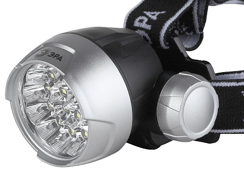 Фонарь налобный G17 17xLED Extra, 3хААА, бл | C0033485 | ЭРА