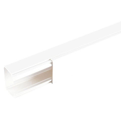 Мини-канал Metra - 60x40 - 2 метра - с крышкой - белый | 638197 | Legrand