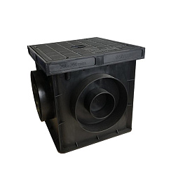 Колодец заземления контрольно-измерительный, 200х200х200 мм, пластик|88203|Ezetek