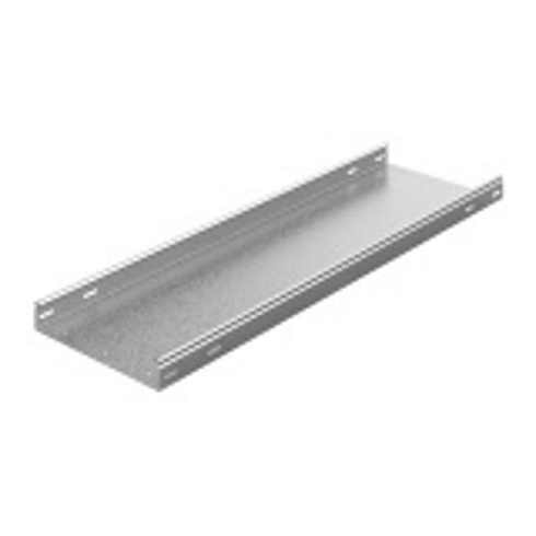 Лоток неперфорированный 500х50х3000, толщ. 1,2 мм, Сендзимир цинк | УЛН-500х50х3000-1,2-СЦ | Ostec