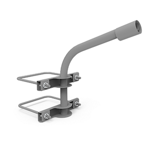 Кронштейн для уличных светильников на опору с 2 хомутами 625х460х680 D48мм | 903265302 | Gauss