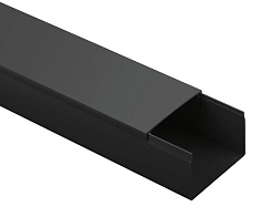 Кабель-канал ЭРА KK-B-60-40 60x40 черный 18м | Б0061746 | ЭРА