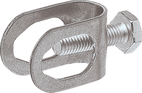 Зажим соединительный пруток — стержень, оцинк.|90551|Ezetek