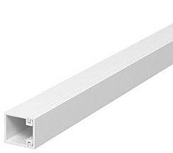 Мини-канал WDK с крышкой 15x15x2000 мм (высота борта 15 мм, крышка 15 мм) ПВХ белый RAL 9010 | 6191002 | OBO Bettermann