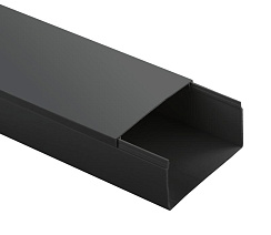 Кабель-канал ЭРА KK-B-80-60 80x60 черный 8м | Б0061659 | ЭРА