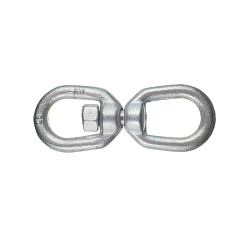 Вертлюг петля-петля оцинк. 12мм (1 шт) - ярлык ( 0,625 кг) | 112755 | Tech-KREP