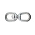 Вертлюг петля-петля оцинк. 12мм (1 шт) - ярлык ( 0,625 кг) | 112755 | Tech-KREP