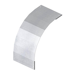 Крышка на угол вертикальный внешний 90 град., 100х300 R600, цинк-ламельная в комплекте с крепеж. элемент и соединит. пластинами | LKO1630KZL | DKC